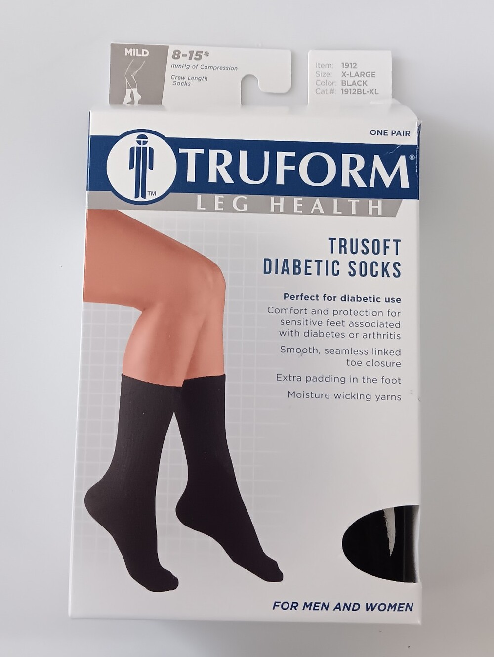 NEW BlackTruform Crew Socks XL for Men Or Women